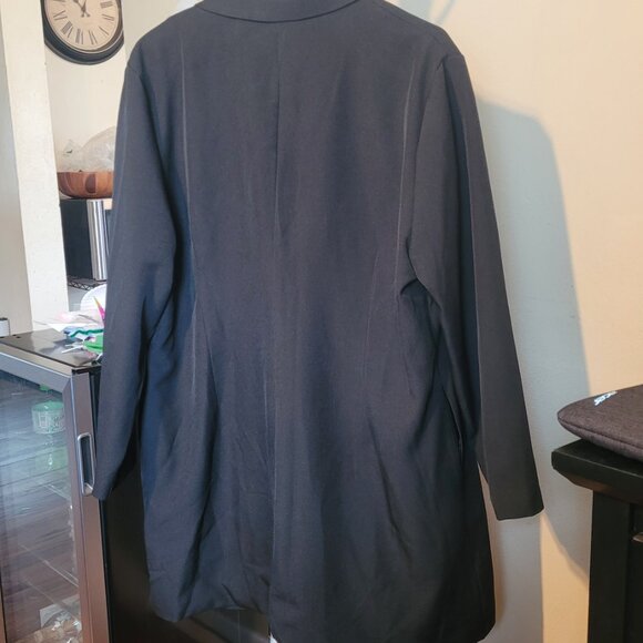 Black‎ Double-Breasted Blazer Dress - Picture 3 of 4